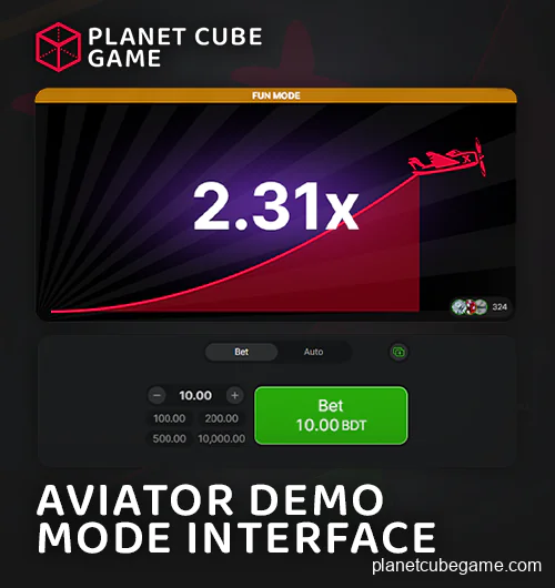 Online Aviator interface - game panels