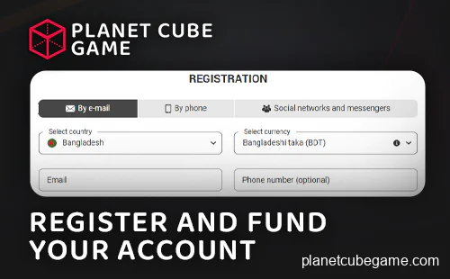 Register a new account at the casino with Aviator game and make a deposit