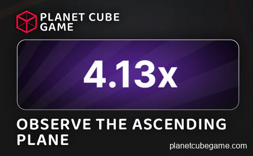 Watch the multiplier increase in the online Aviator