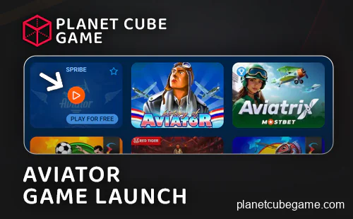 Find Aviator in the lobby and start playing